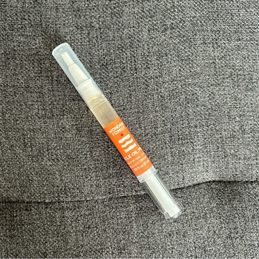 VANILLA ICE CREAM Scented Cuticle Oil Nail Pen, Clean Beauty, Travel, 0.4 fl oz